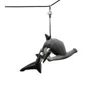 Qxiao Hammerhead Shark Keychain,3D Movable Joints Hammerhead Shark Keychain,Shark Key Ring Creative Gifts For Men Women Home Office Ornaments,For Purse Backpack Handbags Accessories