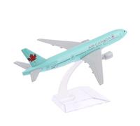 Qxiao Model Airplane Boeing 777 Air Canada Plane Model 16cm 1:400 Alloy Souvenir Model Airplane with Stand Office Home Collection Decoration Gift for Airplane Collectors and Lovers