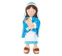 Qxiao My Friend Jesus 11.8 Inch Religious Christ Smiling Jesus Toys Classic Savior Stuffed Plush Doll Religious Celebrations and Easter Party Favors for Boys and Girls