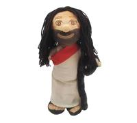 Qxiao My Friend Jesus 11.8 Inch Religious Christ Smiling Jesus Toys Classic Savior Stuffed Plush Doll Religious Celebrations and Easter Party Favors for Boys and Girls