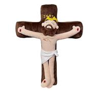 Qxiao My Friend Jesus 14 Inch Religious Christ Smiling Jesus Plush Doll - Classic Savior Stuffed Toy for Boys & Girls - Easter Party Favors