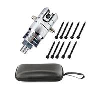 Qxiao Nail Puller Lock Tool, Cylinder Extractor Kit Alloy Steel Cylinder Puller Tool Blind Hole Bearing Puller Set Blind Bearing Puller With 10Pcs Screw