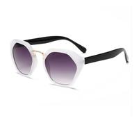 Qxmiguel Sunglasses Womens/men With Multiple Deformation Gradient Lenses Vintage Shades Large Frame Sunnies For The New School Season(Wei)