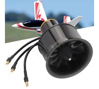 QXMotor 50mm EDF 12 Blades Fan with 26115000KV Brushless Motor RC Plane