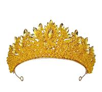 QXMYOO Elegant Rhinestone Crown for Women 3" Wedding Tiara Crystal Princess Crowns for Sweet 16 Birthday Quinceanera Coronas Para 15 Años, 1 Count (Pack of 1), Metal Rhinestone