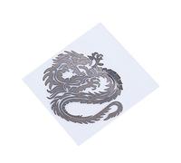 QXPDD Chinese Dragon Car Auto Decal Stickers 3D Alloy Car Window Badge Car Window Bumper Helmet Car Window Bumper Decoration