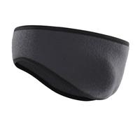 QXPDD Ear Warmers Headband, Winter Fleece Earmuffs Headbands for Women and Men, Cold Weather Cycling Earmuffs Running Headband Winter Ear Covers Moisture Wicking Sweatband Ski Sport Headband,Dark Gray