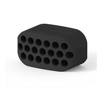 QXPDD Silicone Chewing Trainer, Jaw Exerciser, Face Exercise Ball, Jaw Strengthener, Chin Muscle Trainer, Strengthen and Regulate Facial Muscles Workout Fitness Equipment,Black