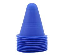 QXPDD Soccer Cones 10pcs 3 Inch Plastic Cones Sports Training Agility Field Marker Plastic Cones for Skating Basketball Football Practice Drills Sports Equipment for Kids,Blue