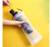 QXPDD Umbrella Storage Bag Reusable Plastic Bag Matte Translucent Organizer Portable Umbrella Protection Drawstring Storage Cover for Travel Car,1pcs