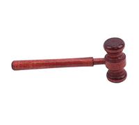 QXPDD Vintage Judge Hammer Mini Wooden Gavel Judgment Hammer Sound Block Justice Gavel Judge Home Handcrafted Accessories for Lawyer Judge Auction
