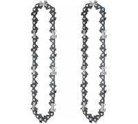 Qxryzp 1/4 Chain 4/6/8 Inch, for Mini Steel Chainsaw Chains Electric Chainsaws Accessory Replacement 1211 Chainsaw Chain Replacement(Black 2pcs 4 inch Chain)