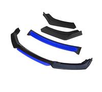 Qxryzp 3 Pcs Car Accessories Front Bumper Lip Diffuser Body Kit Spoiler, for Opel, for Vauxhall, Insignia 2009 2010 2011 2012 2013 Black Front Spoiler Lip(4pcs+Blue)