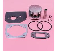 Qxryzp 45mm Piston Ring Pin Circlip Kit Chinese Chainsaw 5200 52cc Cylinder Muffler Carburetor Gasket Set Replace Spare Part Chainsaw Muffler Kit