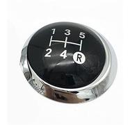 Qxryzp 5/6 Speed Gear Shift Knob Emblem Cap, for Toyota, for Corolla, 1.8MT, for RAV4, for AVENSIS for Yaris D4D for Urban for ALTIS, for Scion Gear Shift Knob(Black 5 Speed Black)