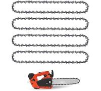 Qxryzp 8 Inch Chainsaw Chain 4Pcs, for Mini 45-Link Replacement Cordless Handheld Chainsaws Low-Kickback Small Saw Repair Accessories Wood Chainsaw Chain Replacement