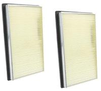 Qxryzp Activated Carbon Cabin Filter 1Pc 2Pcs Air Creator Engine, for Infiniti Jx35 2013 Ca4309 25043775 2509216 Cabin Air Filter Replacement(BLACK 2pcs)