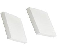 Qxryzp Activated Carbon Cabin Filter 2Pcs Car Carbin Air Cleaner, for Gmc Acadia 2007-2016 90295C CF179C Cf11663 Pcf11663 C26205C PC-6205C Cabin Air Filter Replacement(BLACK 2pcs)