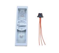 Qxryzp Car Styling Gray Interior Dome Light Reading Lamp LIGHTS 6Q0947291A, for VW, for POLO, for Touran, for Sharan, for Jetta, for Skoda, RAPID, for Seat Car Reading Light(Lamp with Cable)
