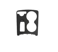 Qxryzp Center Console Cup Holder Trim Cover, for, W204 C-Class X204 GLK-Class 20468002308 2046800307 Car Armrest Sliding Storage Cover(C-Class(Black))