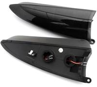 Qxryzp Direction Indicator Lamp Switchback Sequential Led under Side Mirror Turn Signal Puddle Courtesy Lights, for Ford, for Expedition Gen2(BLACK 2)