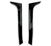 Qxryzp For VW, for Golf 6 MK6 2008-2013 Rear Window Trim Side Spoiler Wing Black Trunk Windshield Tail Gate Canard Cover Splitter Rear Window Spoiler