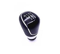 Qxryzp Gear Knob 5 6 Speed Pen MT Shift for Mk2 for FL, for Focus, Mk3, for Fiesta, Mk7, for Mondeo, for Transit for Connect for Kuga Gear Shift Knob(Black 6-Speed Black)