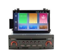 Qxryzp LJDA Android 10 Car Multimedia Player C5 1 Din Radio Autoaudio WIFI GPS Navigation Stereo DVD CD Steering Wheel Car Dashboard Multimedia Player(White)