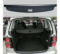 Qxryzp Rear Cargo Organiser Bracket Car Retractable Rear Trunk Parcel Shelf, for Vw for Touran 2006-2015 Luggage Cargo Cover Shade Shield Privacy Protective Security Shelves(Black Normal A Black)