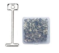 QXSAL 300pcs 1/16" Replacement Steel Needles for Flooring Wall Tile Leveling System, 1.5mm Leveler Replaceable Pin Reusable Spare Steel Pin Tiling Construction Tools for Building Walls & Floors