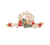 QXSJEDYCH Chinese Hanfu Headdress,Bride Full Set of Hair Fringe Hairpin,Wearing A Hairpin with Characteristic Elements of Ancient China Will Give You A Strange Style Jewelry