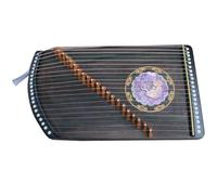 QXSJEDYCH Chinese Zither, 12 Zodiac Patterns, 21 String Professional Fingering Trainer Suitable for Children, Adult, Portable Guzheng with Accessories, 60x35 CM Guzheng(Color:SHU)