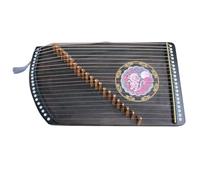 QXSJEDYCH Chinese Zither, 12 Zodiac Patterns, 21 String Professional Fingering Trainer Suitable for Children, Adult, Portable Guzheng with Accessories, 60x35 CM Guzheng(Color:HOU)