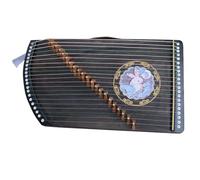 QXSJEDYCH Chinese Zither, 12 Zodiac Patterns, 21 String Professional Fingering Trainer Suitable for Children, Adult, Portable Guzheng with Accessories, 60x35 CM Guzheng(Color:TU)