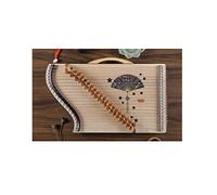 QXSJEDYCH Guzheng Finger Trainer, Portable Guzhengs with Backpack/Full Accessories, Suitable for Beginner/Professional/Child/Adults, 21 Strings, 60x35 CM Guzheng(Color:D)