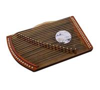 QXSJEDYCH Guzheng Instrument, Professional Guzhengs with Backpack and Accessories, Size: 60×35×6cm, 21 Strings, Suitable for Adults/Children Guzheng(Color:Rot)