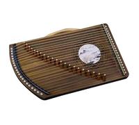 QXSJEDYCH Guzheng Instrument, Professional Guzhengs with Backpack and Accessories, Size: 60×35×6cm, 21 Strings, Suitable for Adults/Children Guzheng(Color:Schwarz)