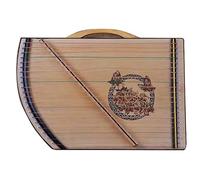 QXSJEDYCH Guzheng Instrument Suitable for Beginner/Professional, 60x40 CM, 21 Strings, Portable Guzheng Fingering Exerciser with Backpack/Full Accessories Guzheng