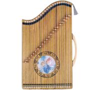 QXSJEDYCH Guzheng Trainer, Mini Portable Guzheng Exerciser with Backpack/Full Accessories, Suitable for Beginner/Professional, 21 Strings, 60x35 cm Guzheng