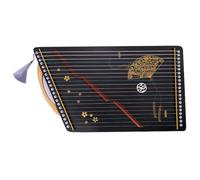 QXSJEDYCH Guzhengs, 60x35 CM, 21 Strings, 6 Patterns, Portable Guzheng Exerciser with Accessories Suitable for Beginner/Professional/Children/Adult Guzheng(Color:D)