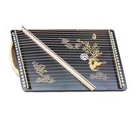 QXSJEDYCH Mini Guzheng, 55x34 CM, 21 Strings, 5 Patterns, Guzheng Exerciser with Accessories Suitable for Beginner/Professional/Children/Adult Guzheng(Color:A)