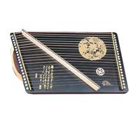 QXSJEDYCH Mini Guzheng, 55x34 CM, 21 Strings, 5 Patterns, Guzheng Exerciser with Accessories Suitable for Beginner/Professional/Children/Adult Guzheng(Color:E)