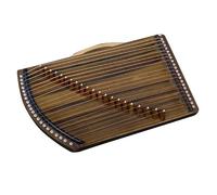 QXSJEDYCH Mini Guzheng with Accessories and Backpack, 21 Strings, Size: 60×35×6cm, Professional Guzheng Trainer Suitable for Adults/Children Guzheng(Color:Schwarz)