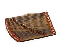 QXSJEDYCH Mini Guzheng with Accessories and Backpack, 21 Strings, Size: 60×35×6cm, Professional Guzheng Trainer Suitable for Adults/Children Guzheng(Color:Rot)
