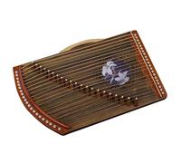 QXSJEDYCH Mini Guzhengs, 60×35×6cm, Guzheng Finger Trainer with Backpack and Accessories, 21 Strings, Suitable for Beginner/Professional Guzheng(Color:Rot)
