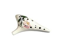 QXSJEDYCH ocarina 12-hole AC Ocarina Hand-painted 12-hole Alto C-tone Ocarina For Beginners To Play Ocarina Flute(1)