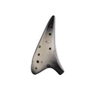 QXSJEDYCH Ocarina 12-Hole AC-Tune Ocarina 12-Hole Alto C-Tune Ocarina Playing Ocarina Suitable for Beginner Students Flute(Bk White)