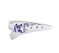 QXSJEDYCH ocarina 12 Hole Ocarina High Pitch C Small Porcelain Flute Latent Wind Instrument Suitable For Beginner Students Flute