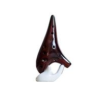 QXSJEDYCH ocarina 12 Hole Ocarina In Alto C Key Hand Painted Professional Ocarina 12 Hole AC Key Good Pitch And Sound Flute(7)