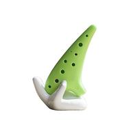QXSJEDYCH ocarina 12 Hole Resin Ocarina In SC Key Twelve Hole Plastic High Pitched Ocarina In C Key Students Play Musical Instruments Flute(Light green)